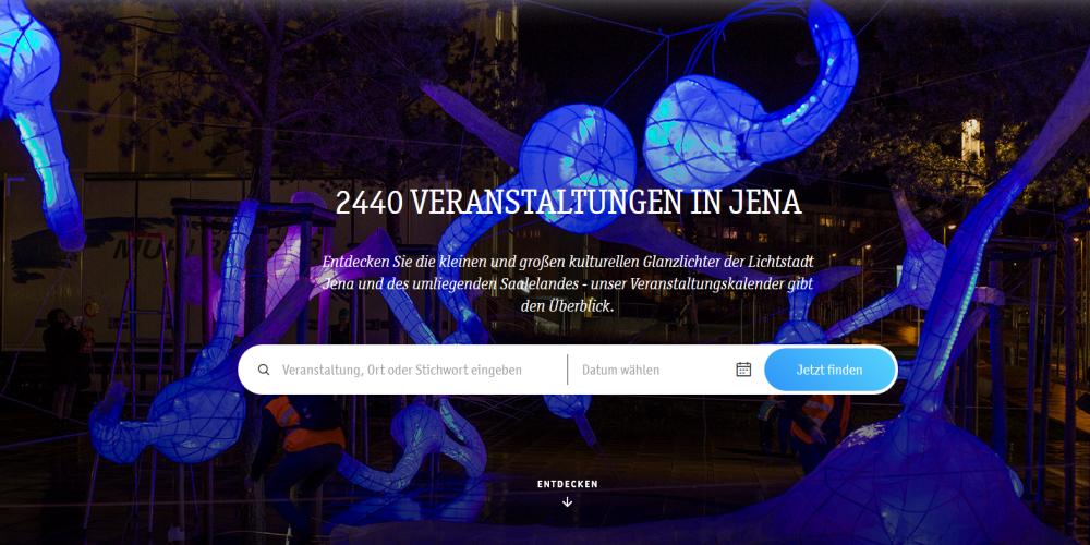 Online-Veranstaltungskalender www.jena-veranstaltungen.de