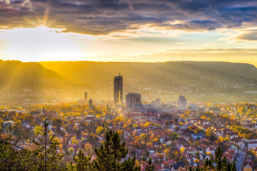 Stadtansicht Jena © JenaKultur, A. Gräf